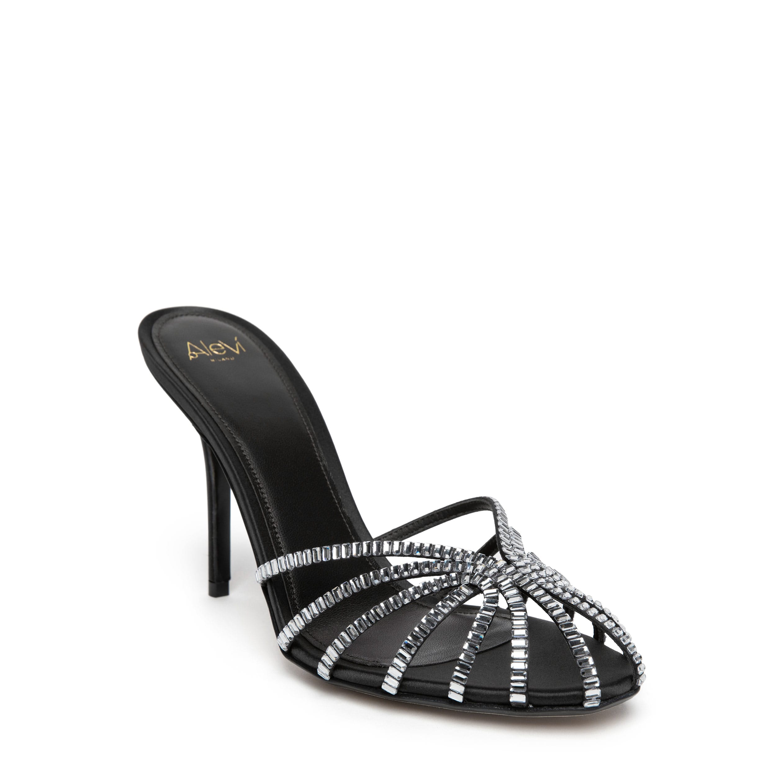 Aleví Emily Xtal 9,5cm Satin Black