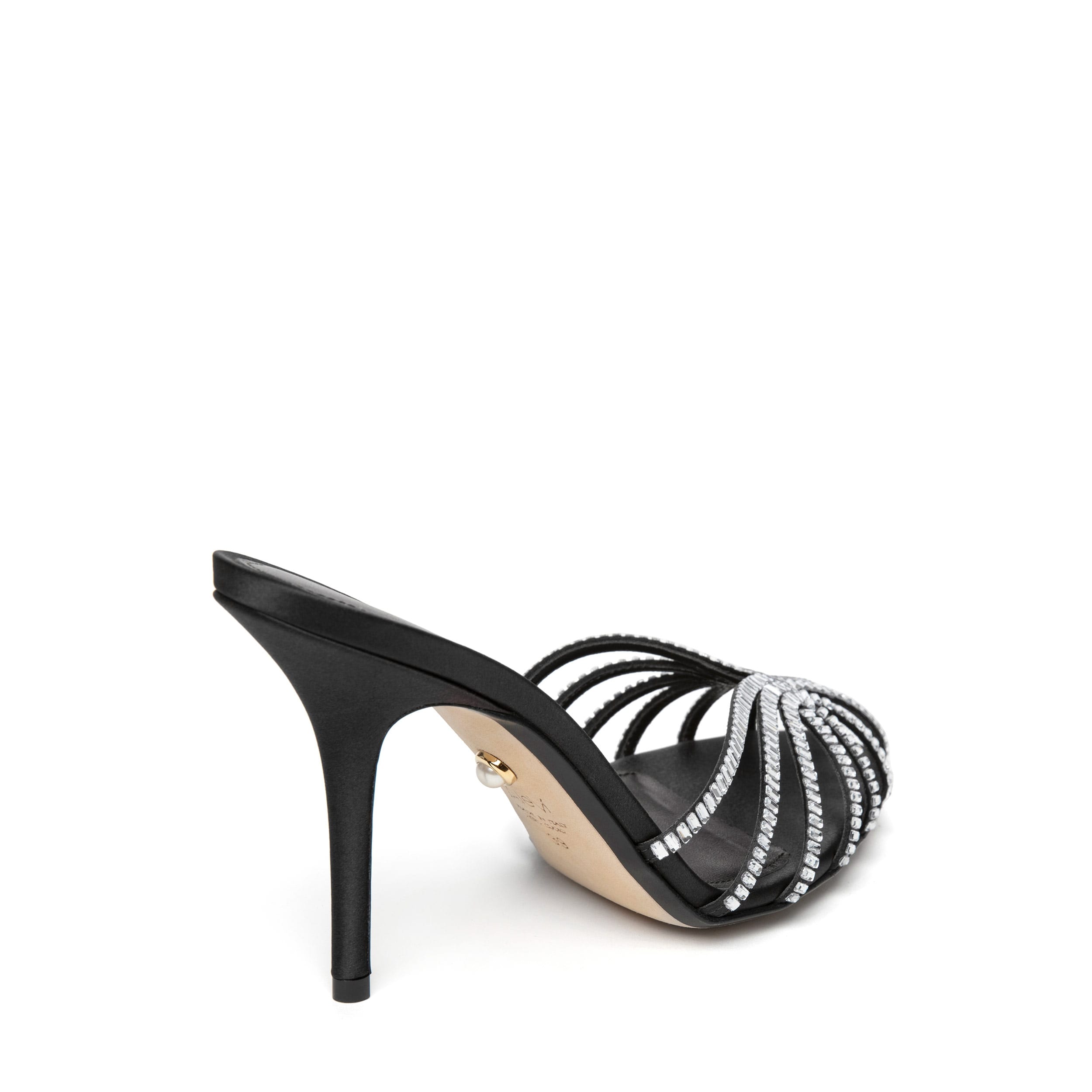 Aleví Emily Xtal 9,5cm Satin Black - rear