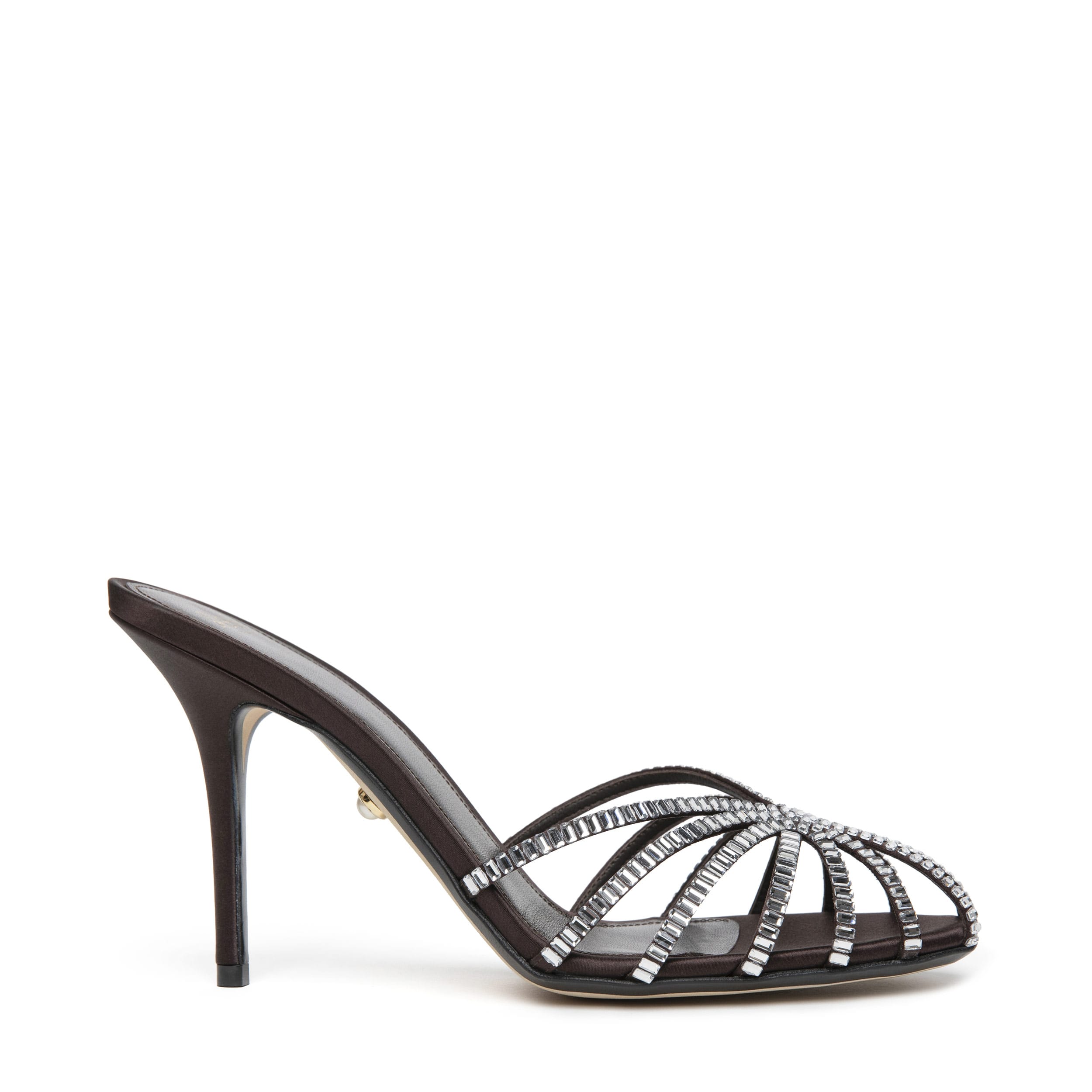 Alevì Emily Xtal 9,5cm Satin Dark Brown - side