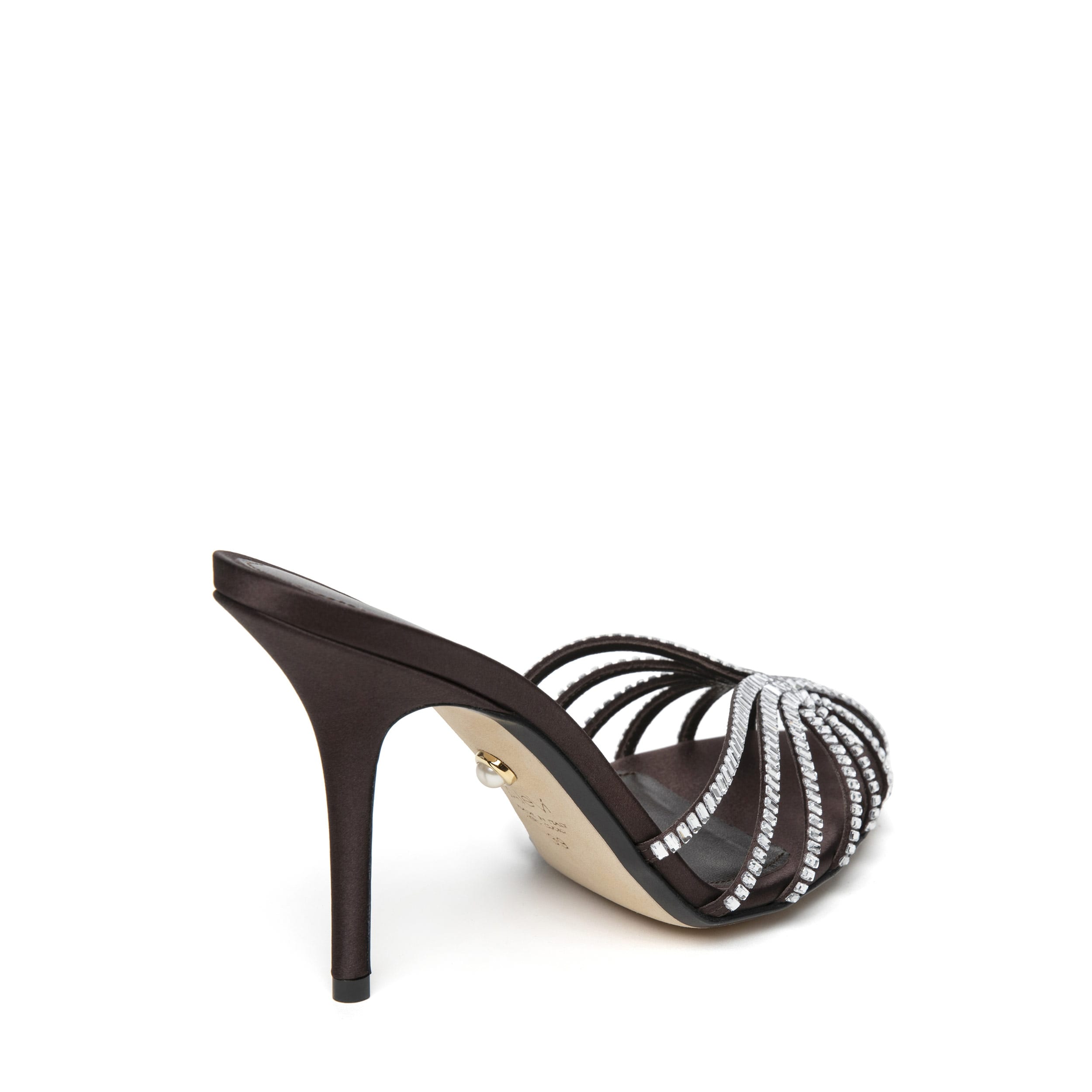 Alevì Emily Xtal 9,5cm Satin Dark Brown - rear