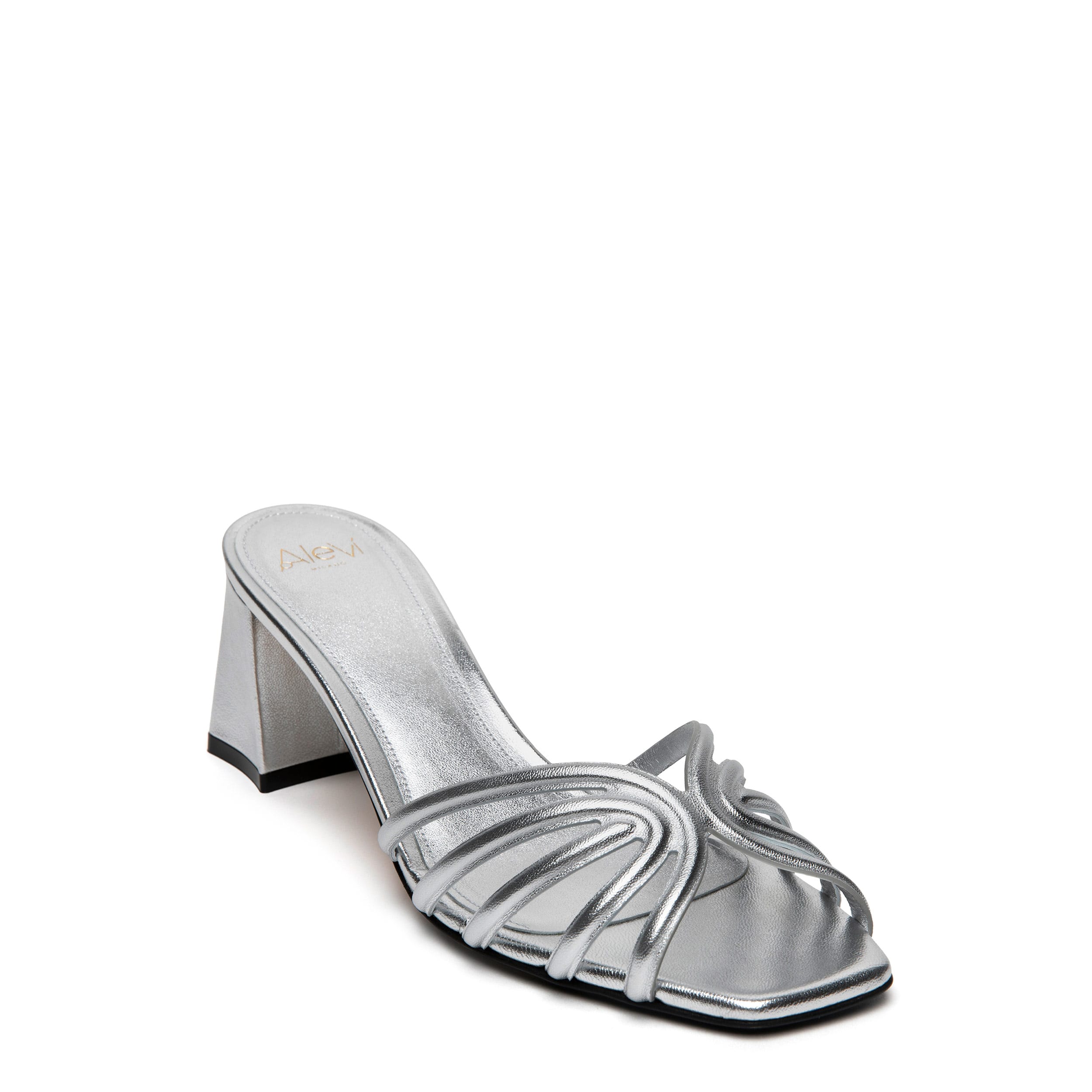 Alevì sabot shine silver